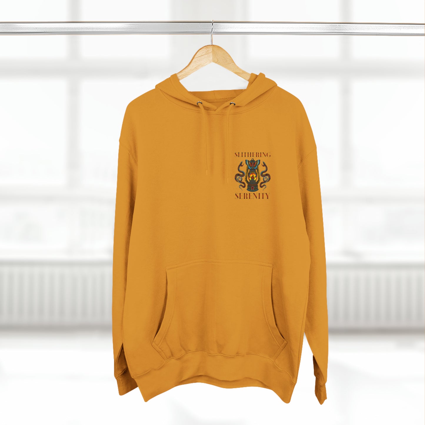 Slithering Serenity Traditional Premium Pullover Hoodie