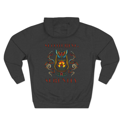 Slithering Serenity Traditional Premium Pullover Hoodie